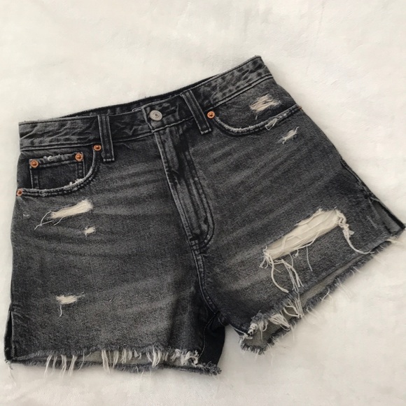 abercrombie annie high rise shorts 
